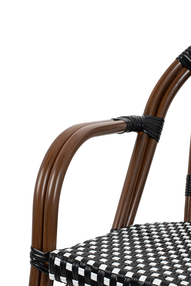 Krzesło CAFE PARIS brązowe rattan KH1501100174