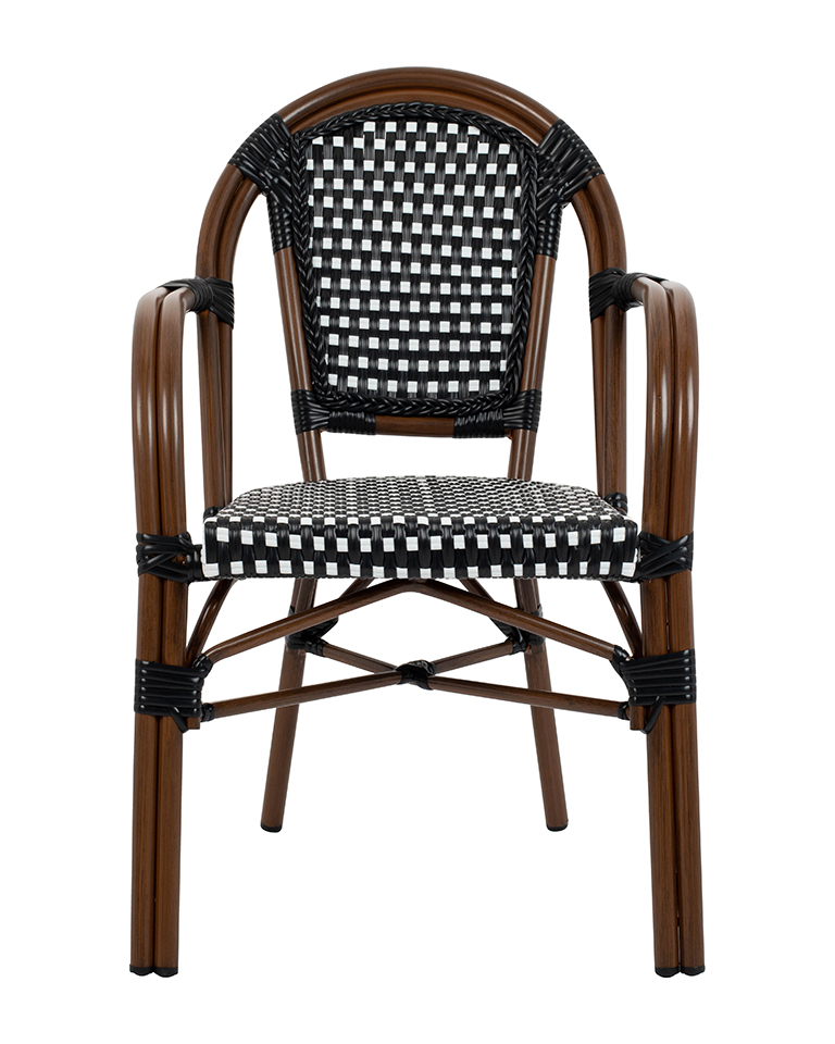 Krzesło CAFE PARIS brązowe rattan KH1501100174