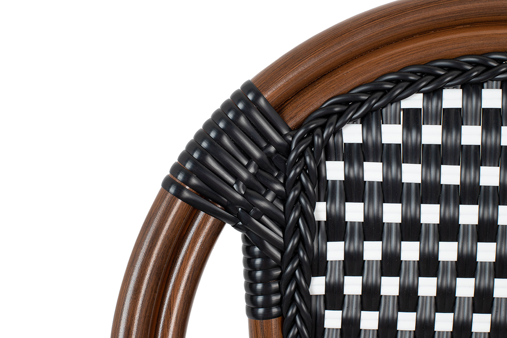 Krzesło CAFE PARIS brązowe rattan KH1501100174