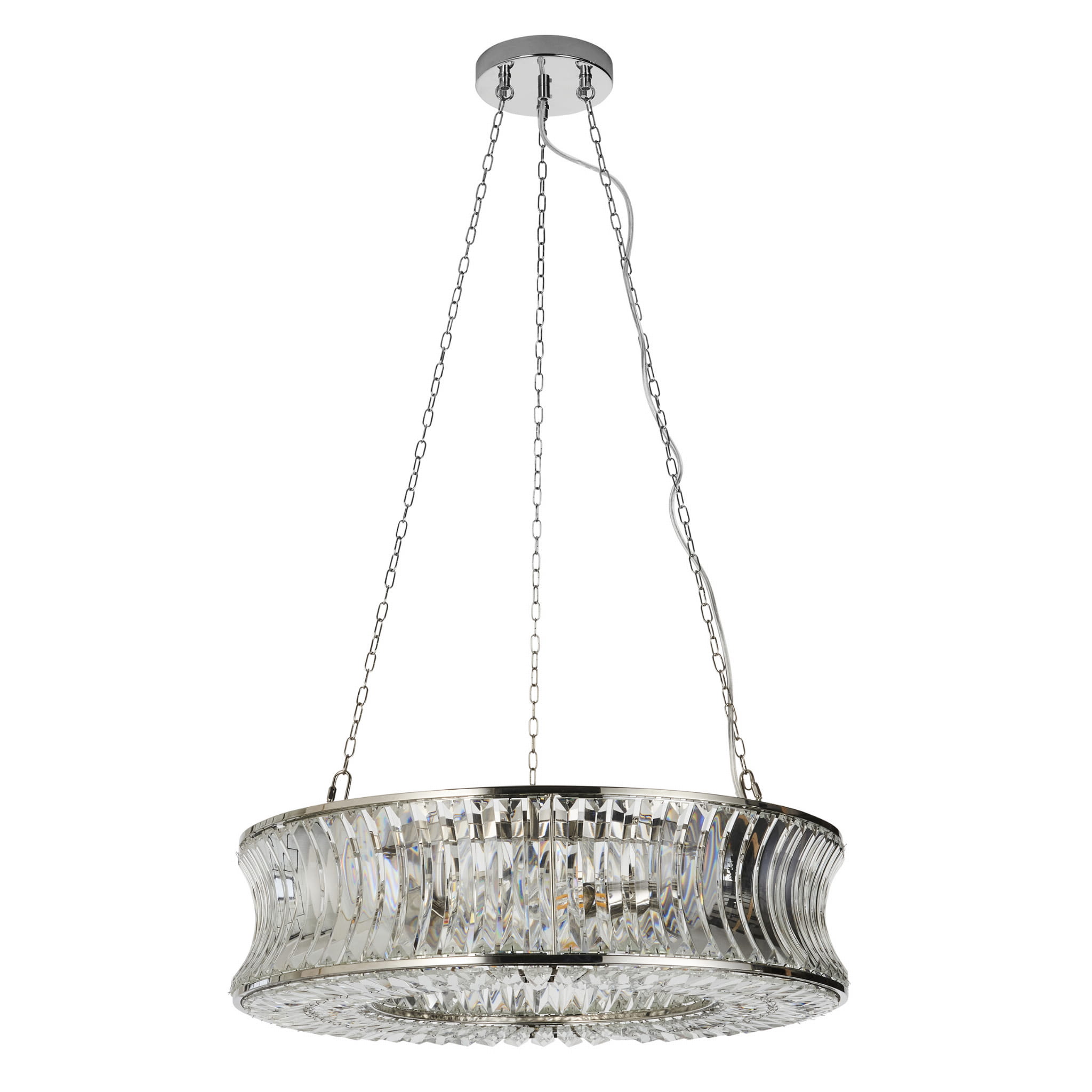 Lampa wisząca żyrandol okrągły kryształy JASTRA Lighting nr.1 6x6W E14 (9)