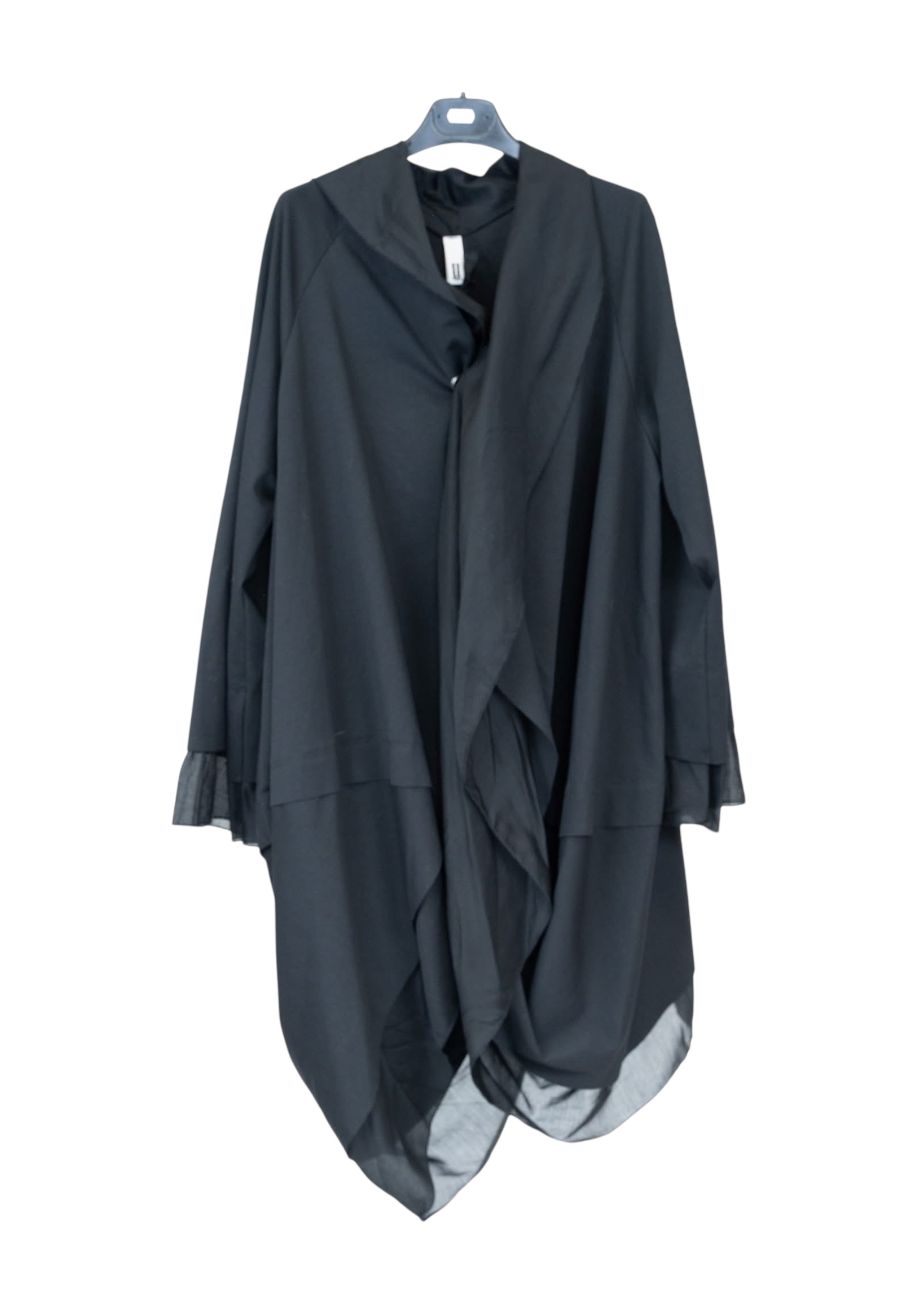 WENDY TRENDY Czarny PŁASZCZYK narzutka