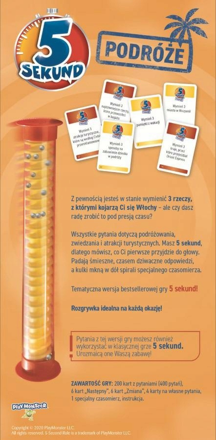 GRA 5 SEKUND PODRÓŻE TREFL 01923