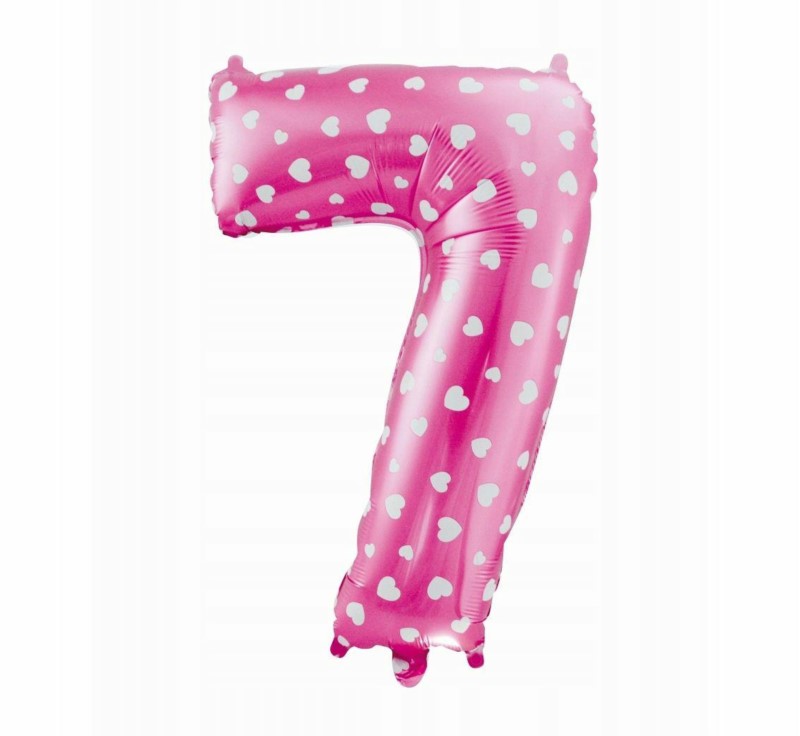 BALON FOLIOWY CYFRA 7 W SERCA