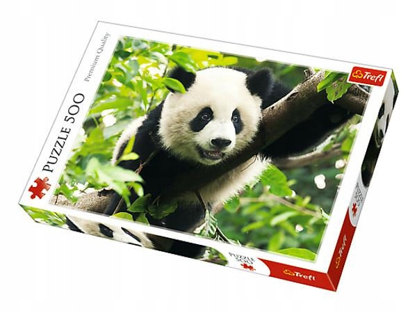 PUZZLE 500 ELEMENTÓW PANDA TREFL 37142