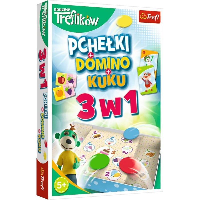 GRA - TREFLIKI 3W1 DOMINO PC