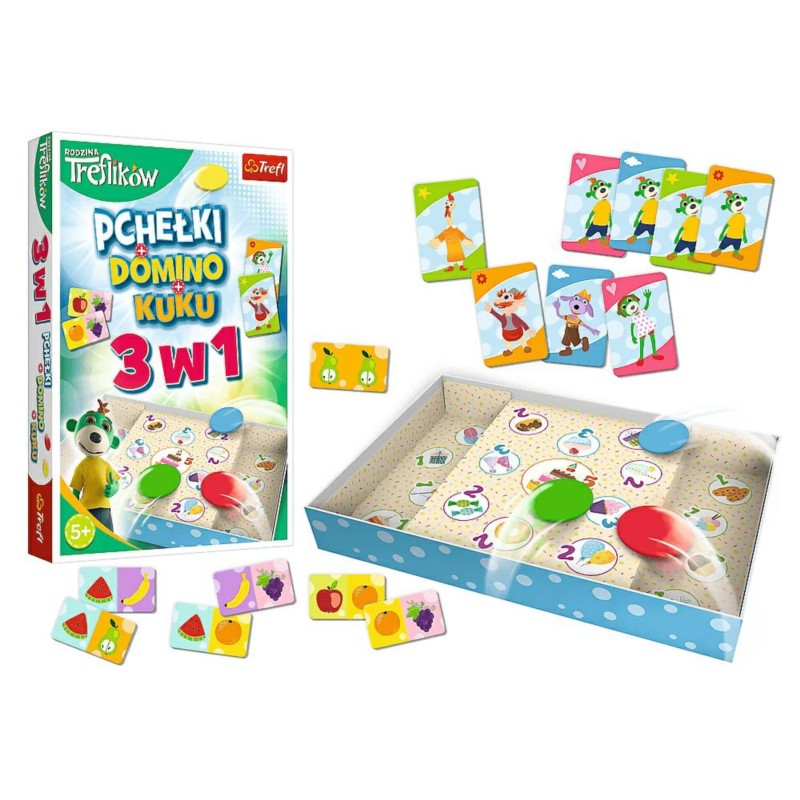 GRA - TREFLIKI 3W1 DOMINO PC