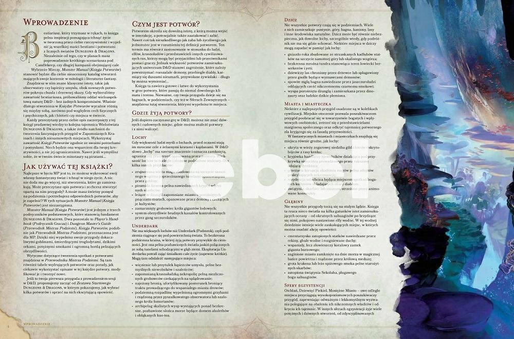 D&D 5.0 KSIĘGA POTWORÓW