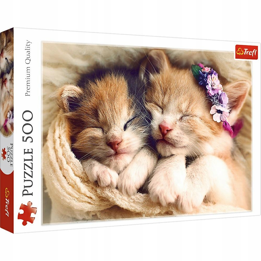 TREFL PUZZLE 500 ELEMENTÓW ŚPIĄCE KOTKI 37271
