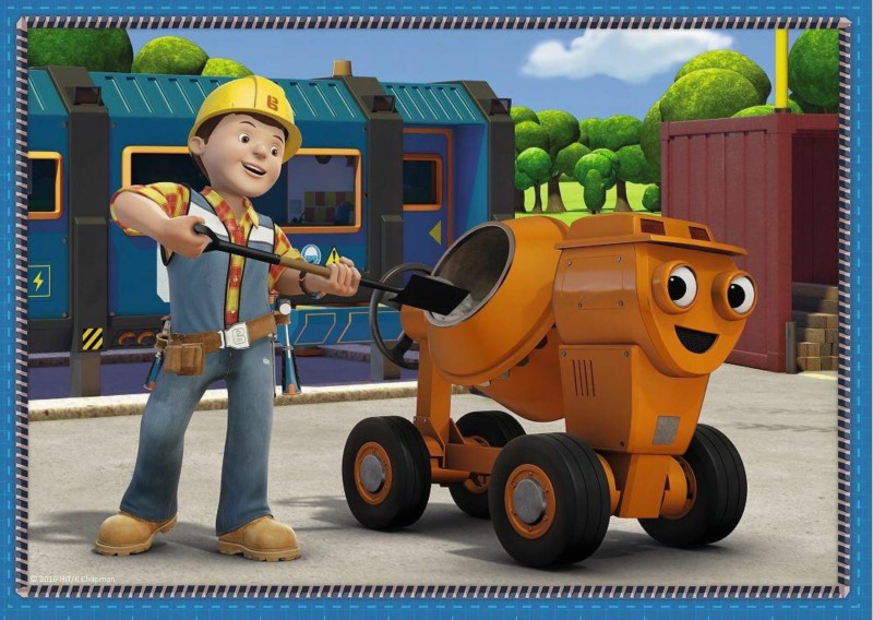TREFL PUZZLE 4W1  BOB BUDOWNICZY