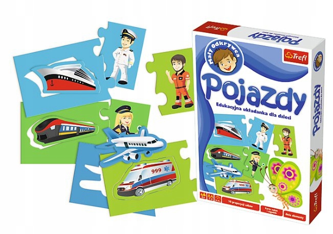 TREFL POJAZDY MAŁY ODKRYWCA 01596