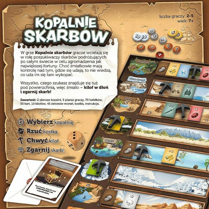 GRA KOPALNIE SKARBÓW TREFL 01829