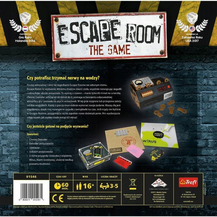 GRA ESCAPE ROOM THE GAME TREFL 01546