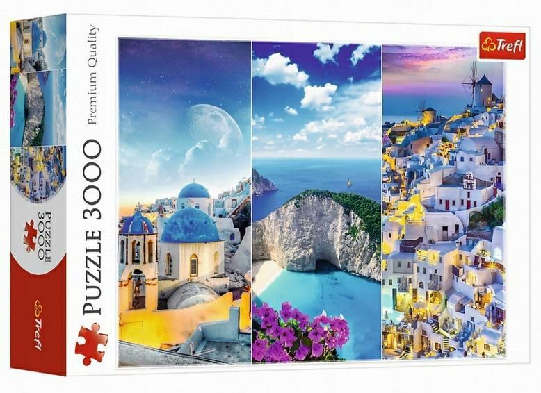 PUZZLE 3000 ELEMENTÓW GRECJA TREFL 33073