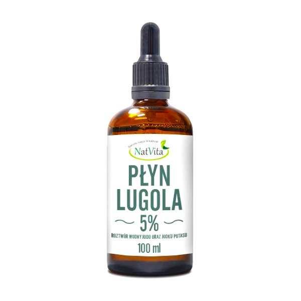 Płyn Lugola 100ml Natvita roztwór jodu