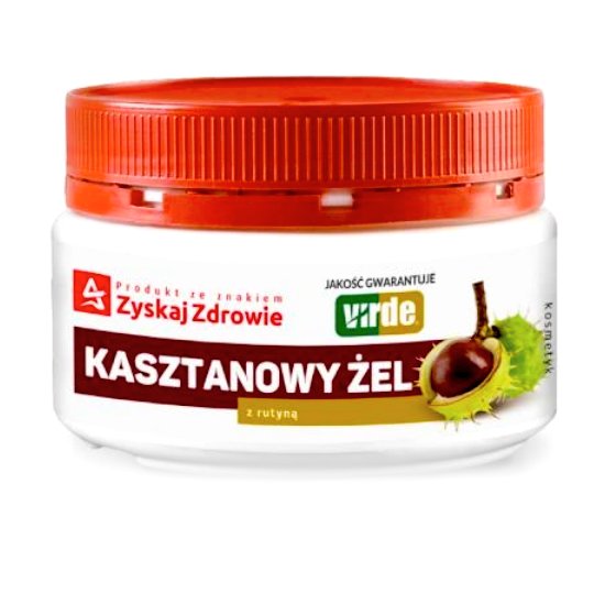 Kasztanowy żel z rutyną 350g Virdepol ulgadla nóg