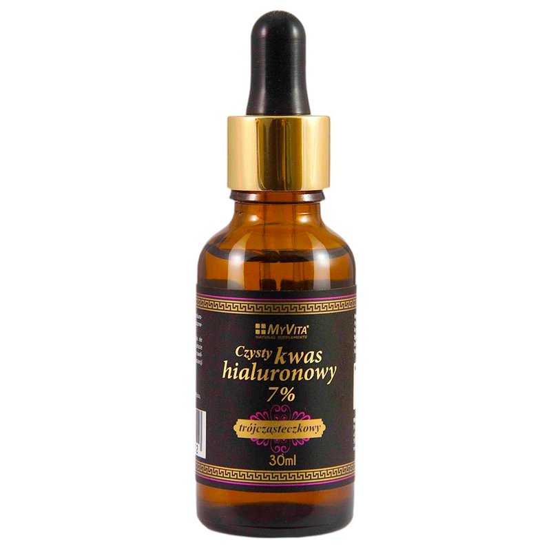 Kwas Hialuronowy 7% czysty 30ml MyVita trójcząsteczkowy