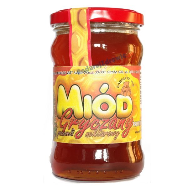 Miód gryka 400g Karpacki Mis