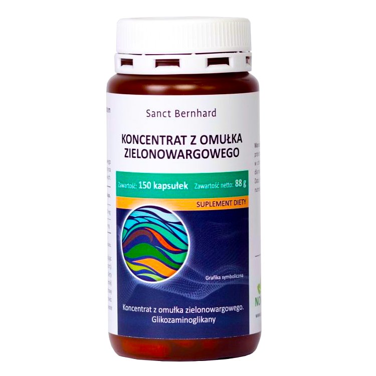 Kapsułki z omułkiem zielonowargowym 150 kap Sanct Bernhard