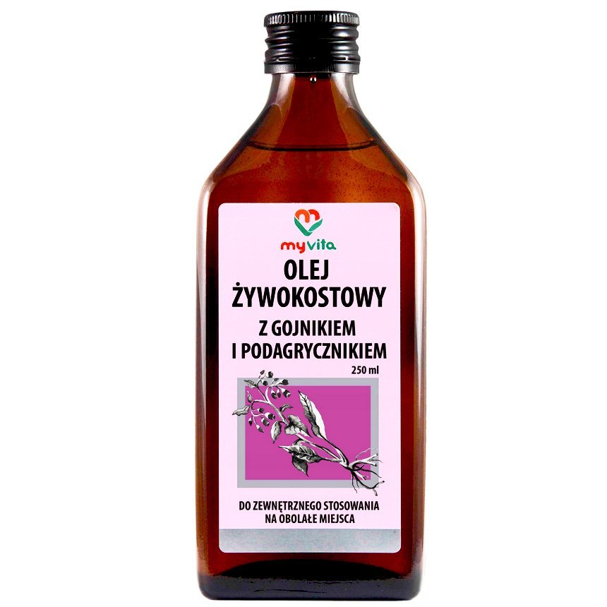 Olej żywokostowy z gojnikiem i podagrycznikiem 250ml MyVita