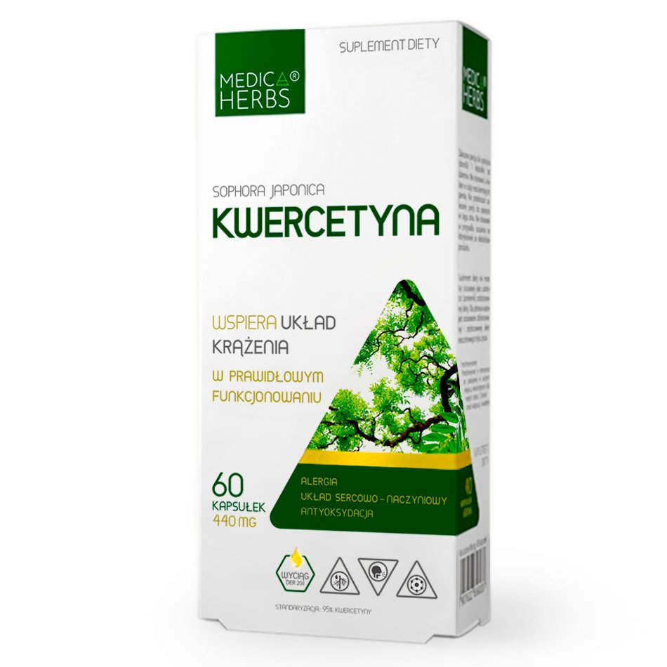 Kwercetyna 440mg 60kaps Medica Herbs