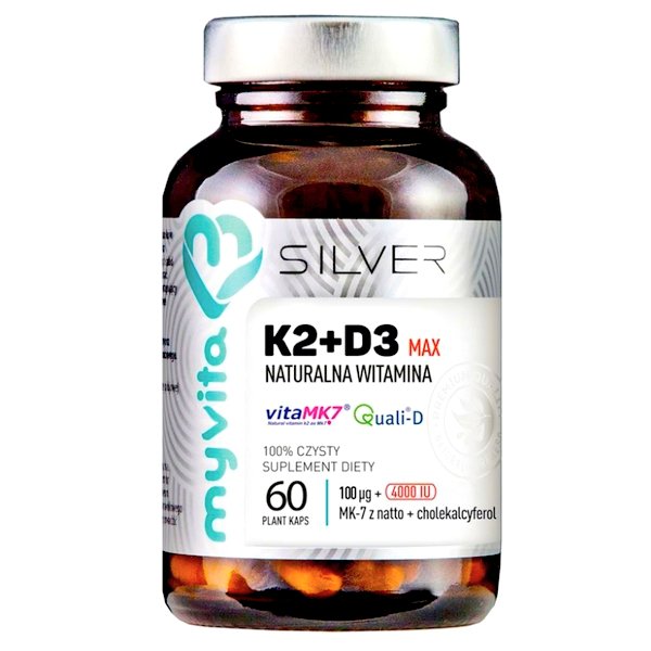 Witamina K2 D3 Max 4000 IU 60 kapsułek MyVita