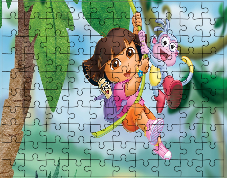 Puzzle tradycyjne Dora Odkrywca