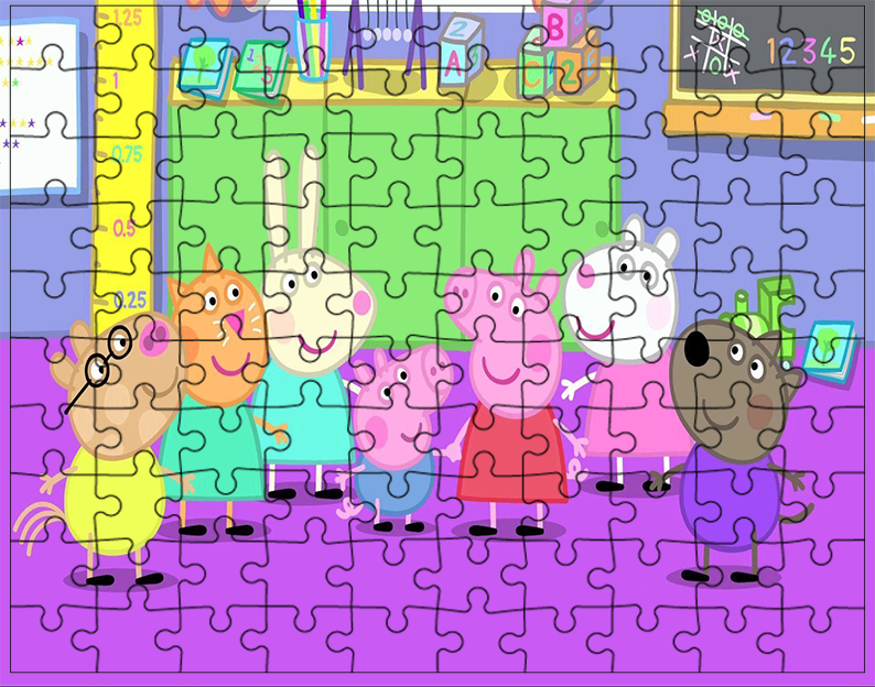 Puzzle Świnka Peppa