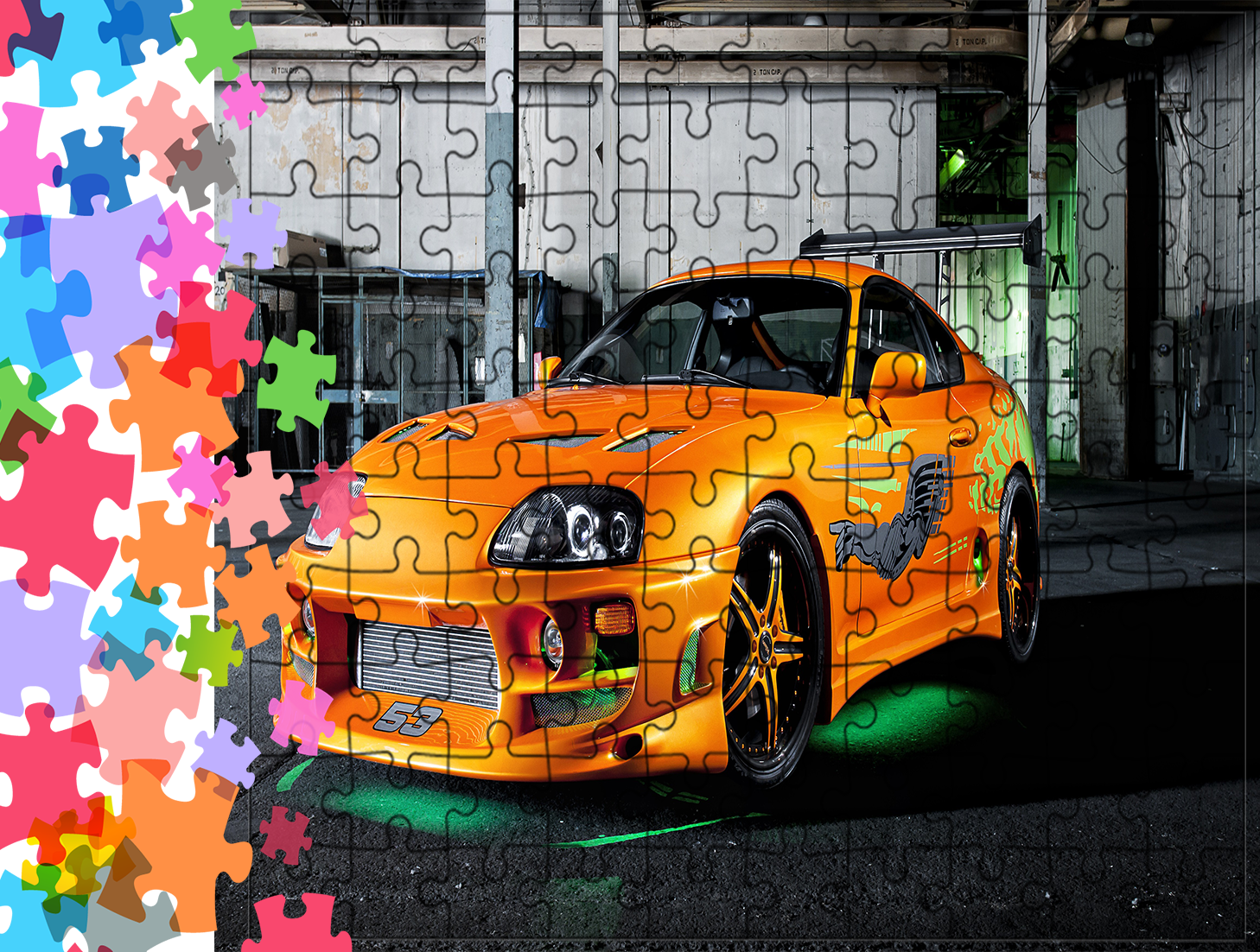 Puzzle tradycyjne Samochody