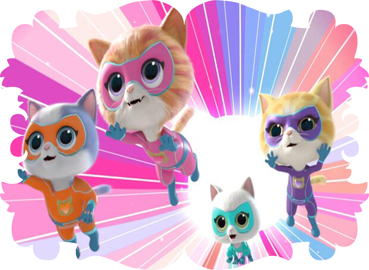 Bidon Sportowy SuperKotki - Super Kitties