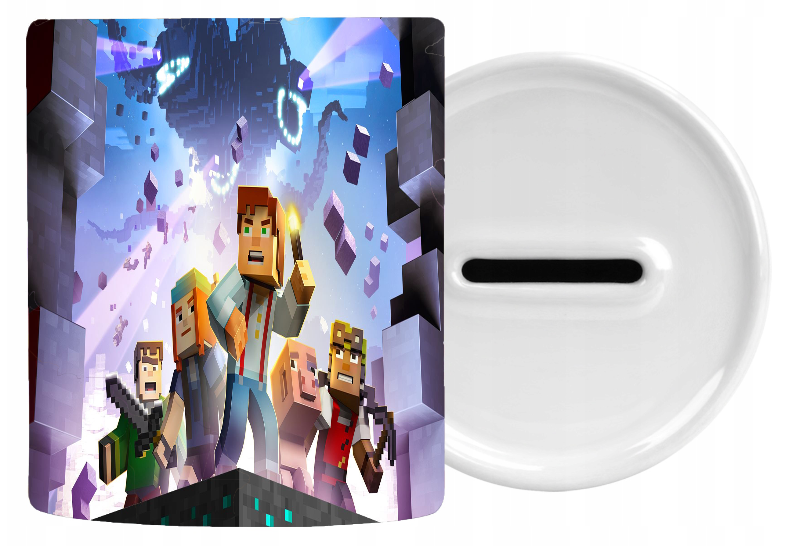 Skarbonka Ceramiczna Minecraft - Nowy Świat