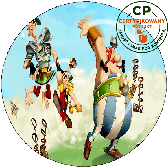 Opłatek waflowy na tort - ASTERIX & OBELIX