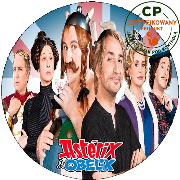 Opłatek waflowy na tort - ASTERIX & OBELIX