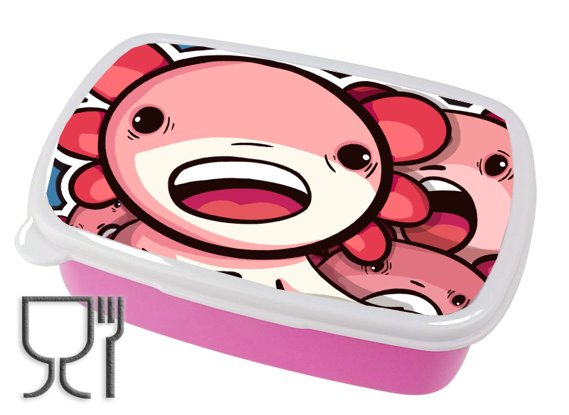 Pojemnik śniadaniowy Axolotl - Minecraft