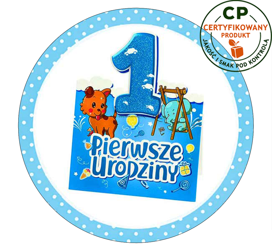 Opłatek na tort - na Roczek