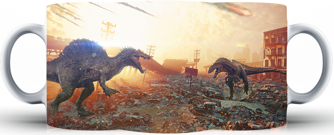 Kubek Dinozaury