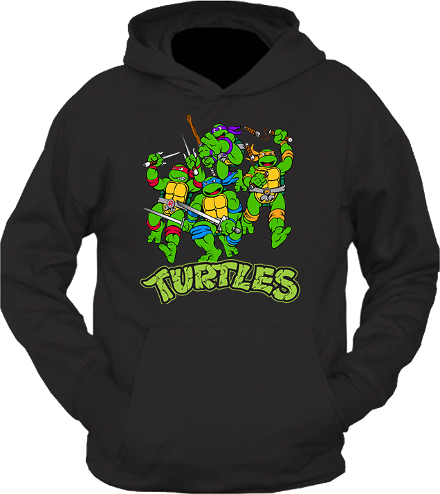 Bluza z kapturem Żółwie Ninja