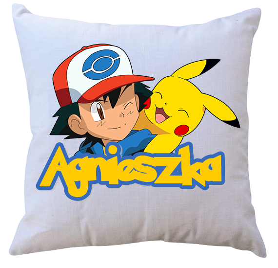 Poduszka Pokemon z imieniem