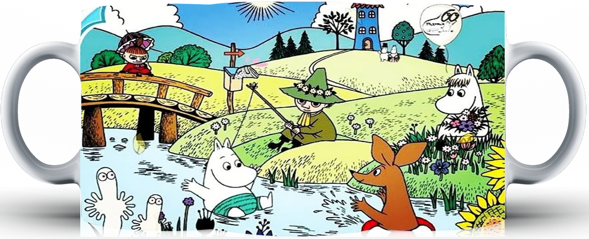 Kubek ceramiczny Muminki - W dolinie Muminków