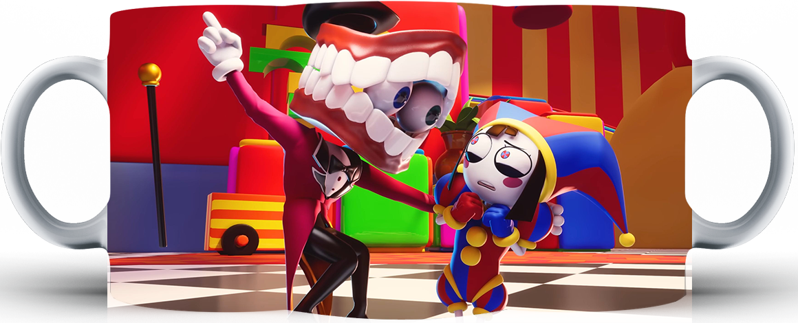 Kubek ceramiczny The Amazing Digital Circus - Niesamowity cyfrowy cyrk