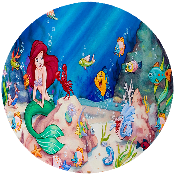 Opłatek na tort Ariel