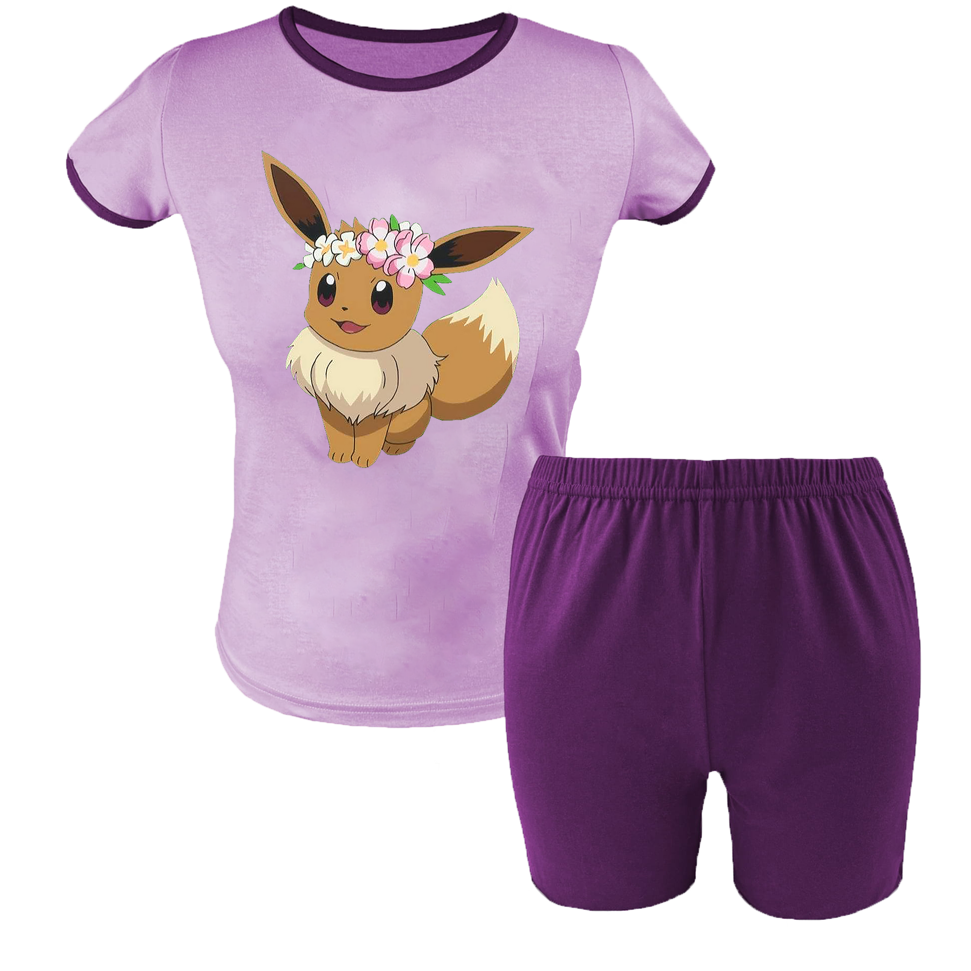 Krótka Piżama dziecięca Pokemon Eevee
