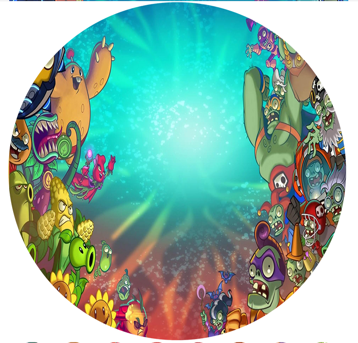 Podkładka pod myszkę Plants vs Zombie