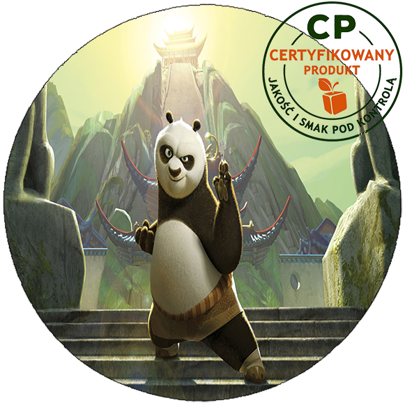Opłatek na tort Kung fu Panda