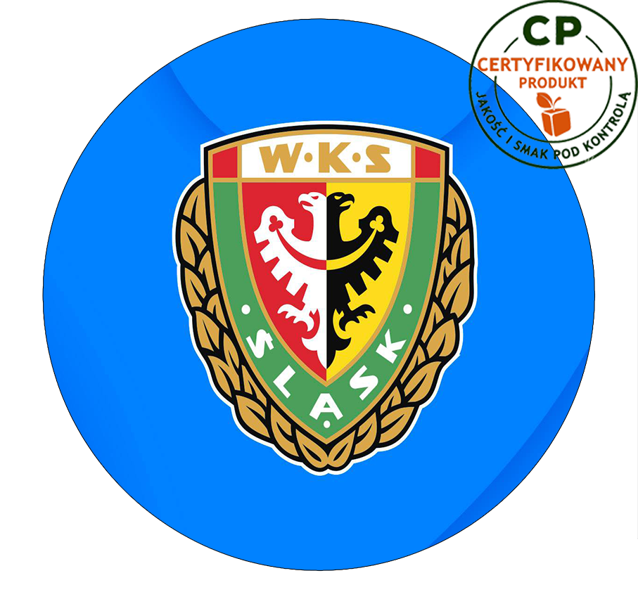 Opłatek na tort WKS Śląsk Wrocław