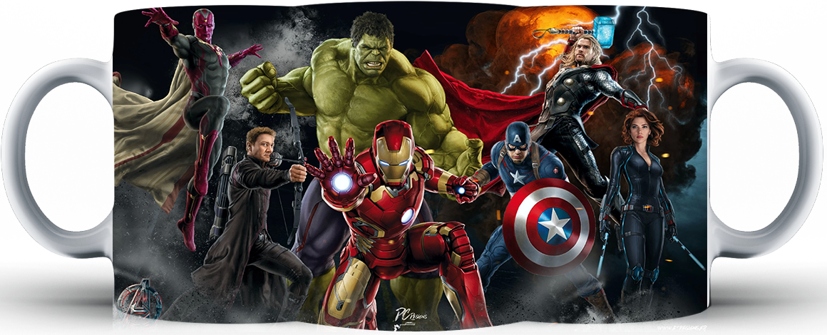 Kubek ceramiczny Avengers - Superbohaterowie