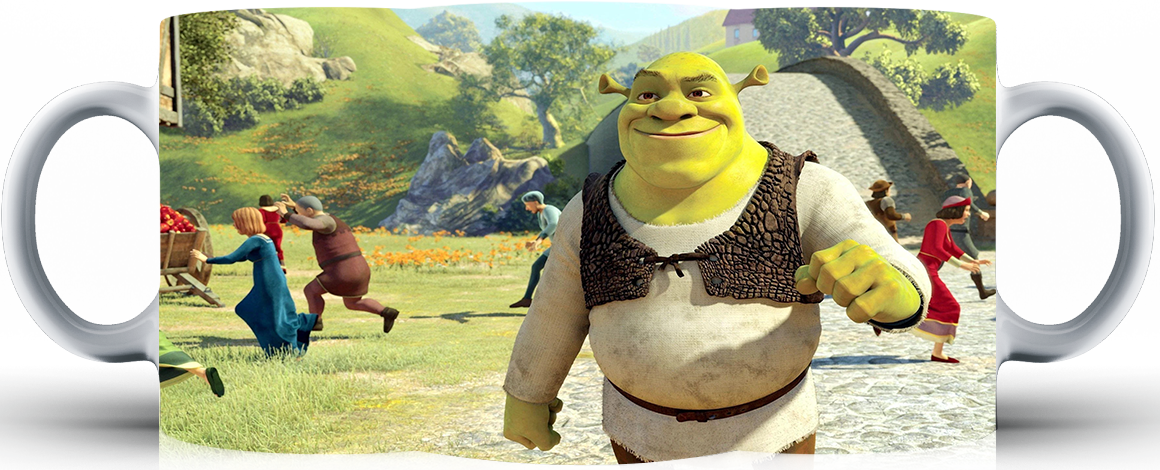 Kubek ceramiczny Shrek