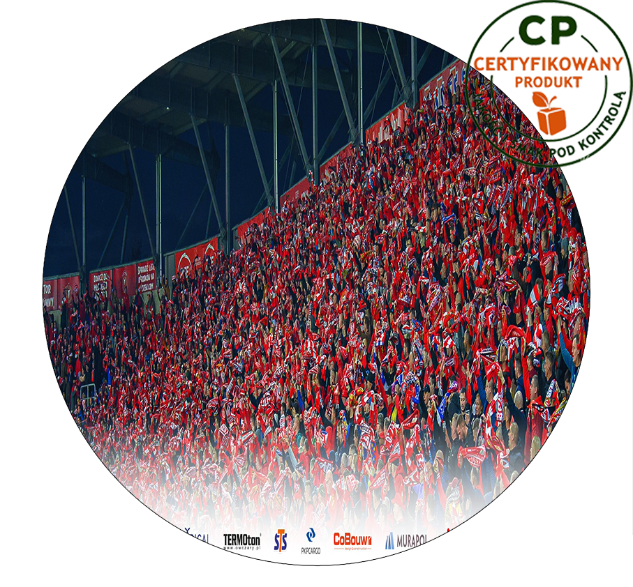 Opłatek na tort Widzew Łódź