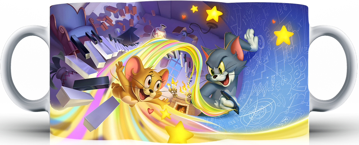 Kubek ceramiczny Tom i Jerry