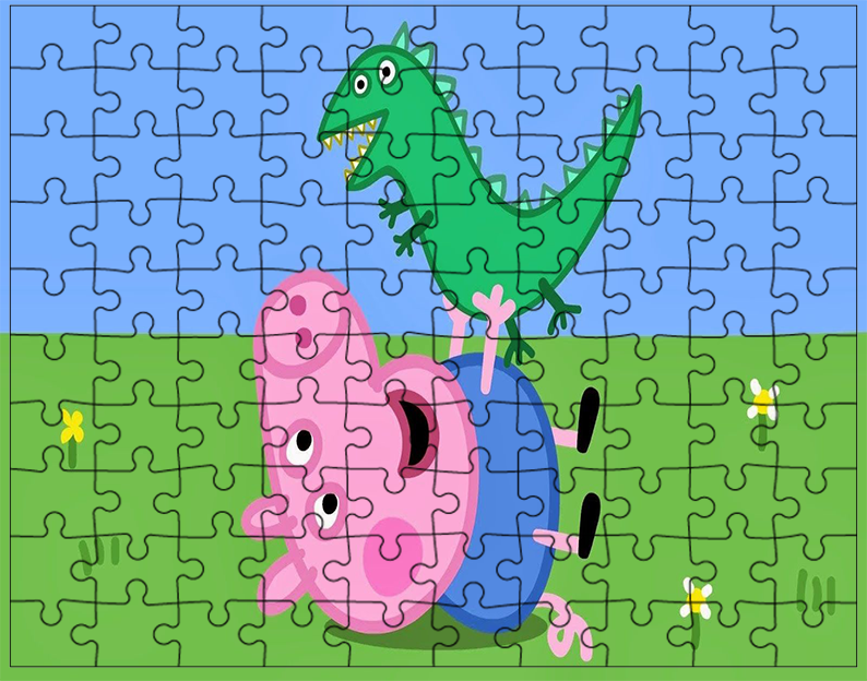 Puzzle Świnka Peppa