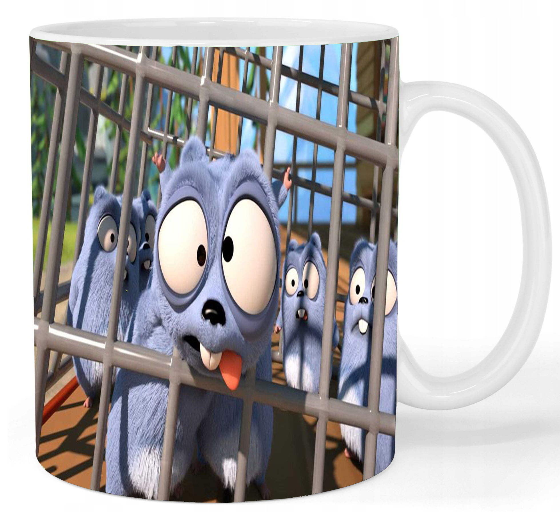 Kubek ceramiczny Grizzy i Lemingi